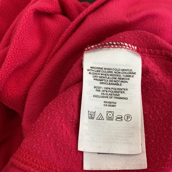 2/$15. Columbia fleece sweater in size extra large. Beautiful hot pink color. - Picture 7 of 9